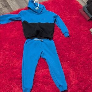 Volcom Kids Blue and Black Jogger Set
